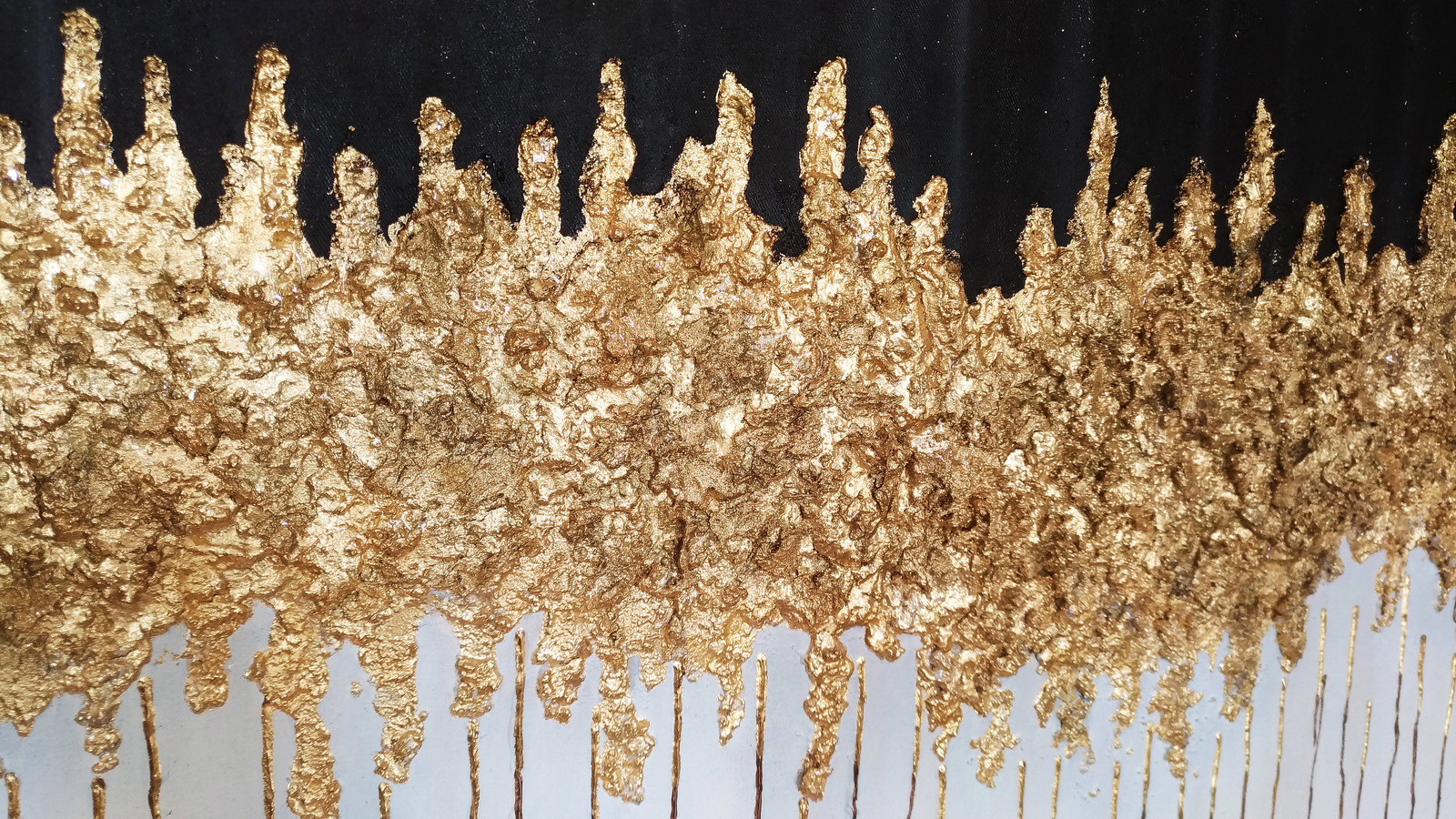 Дизайнерская картина "Золотой Лес"