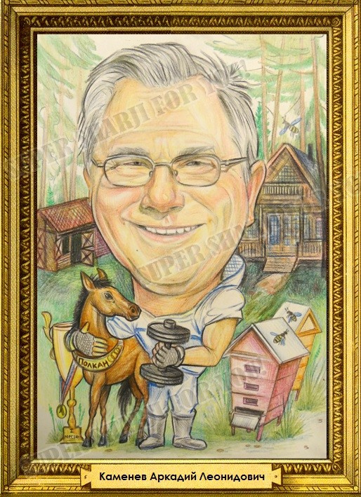 шаржи на известных политических деятелей и коммерсантов Пермского края