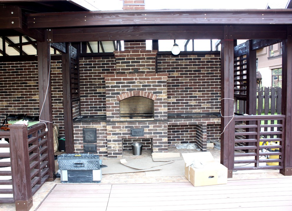 Гранитная столешница для барбекю