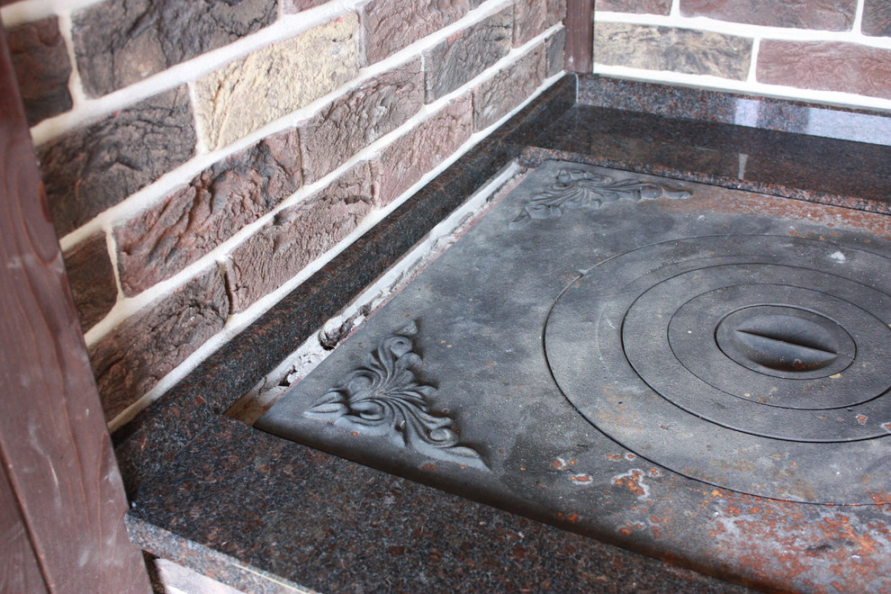 Гранитная столешница для барбекю