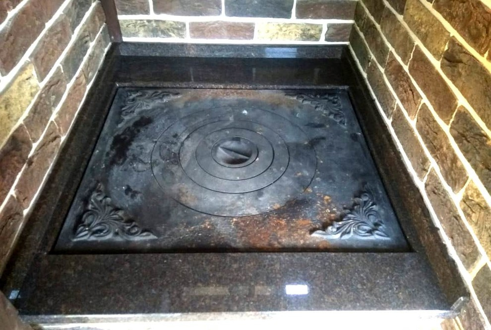 Гранитная столешница для барбекю