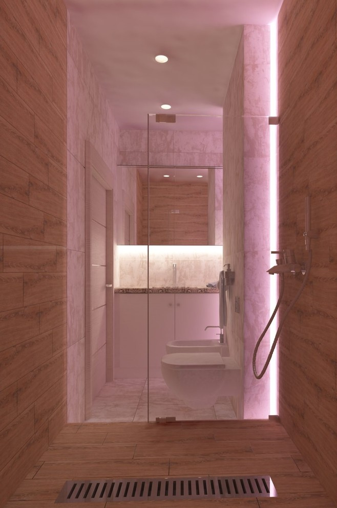 Обложка проекта: Душевая в керамограните