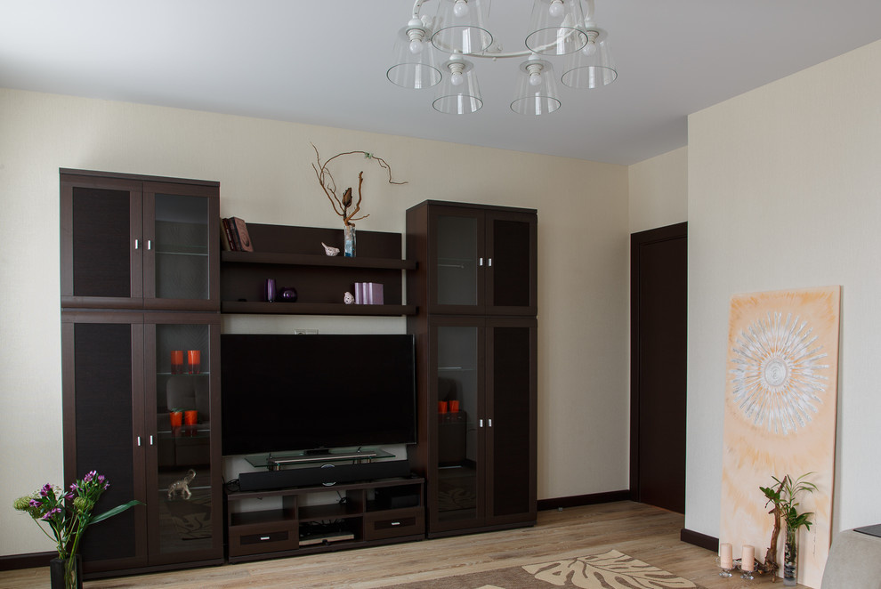 Двухкомнатная квартира 63 кв.м  под названием "Солнечный берег" Стиль - ЭКО