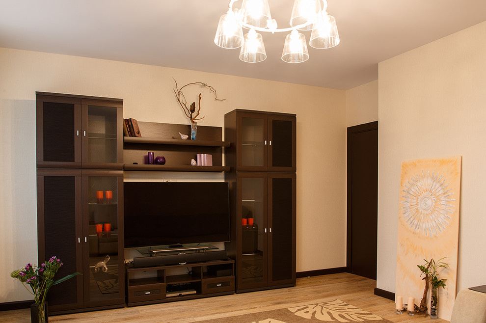 Двухкомнатная квартира 63 кв.м  под названием "Солнечный берег" Стиль - ЭКО