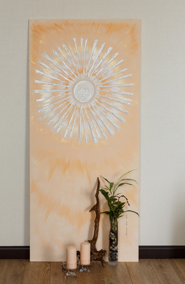 Двухкомнатная квартира 63 кв.м  под названием "Солнечный берег" Стиль - ЭКО