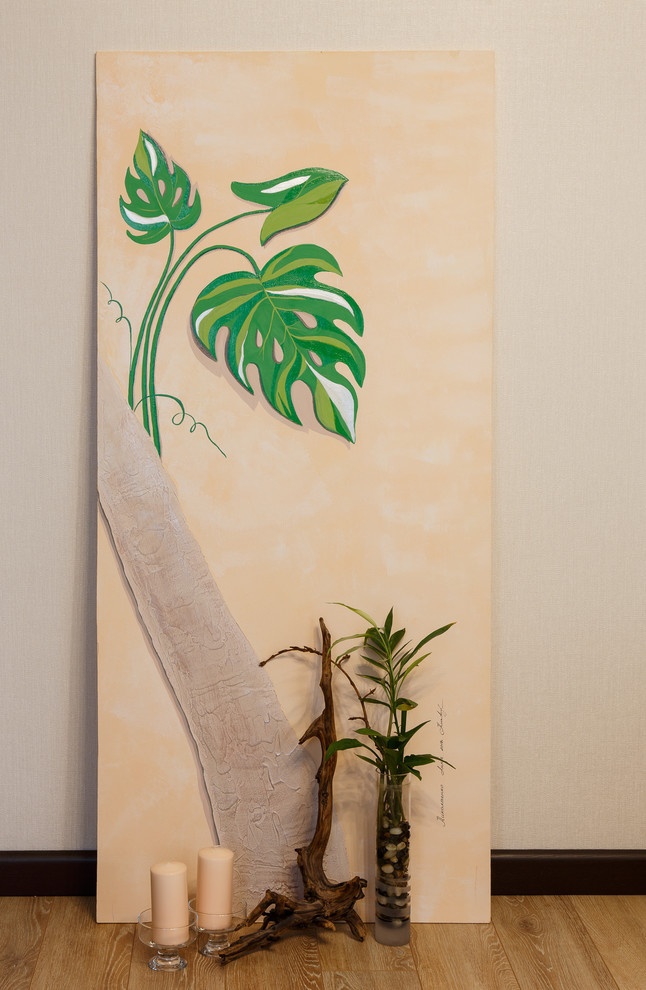 Двухкомнатная квартира 63 кв.м  под названием "Солнечный берег" Стиль - ЭКО