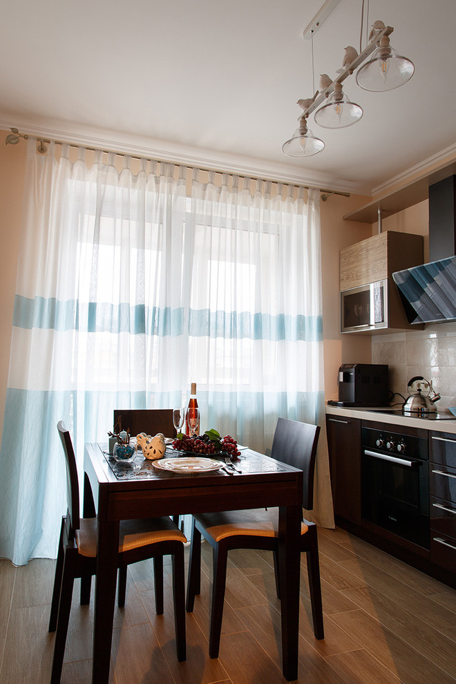 Двухкомнатная квартира 63 кв.м  под названием "Солнечный берег" Стиль - ЭКО