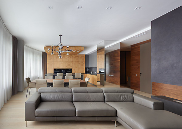 Скрытые двери в современном интерьере