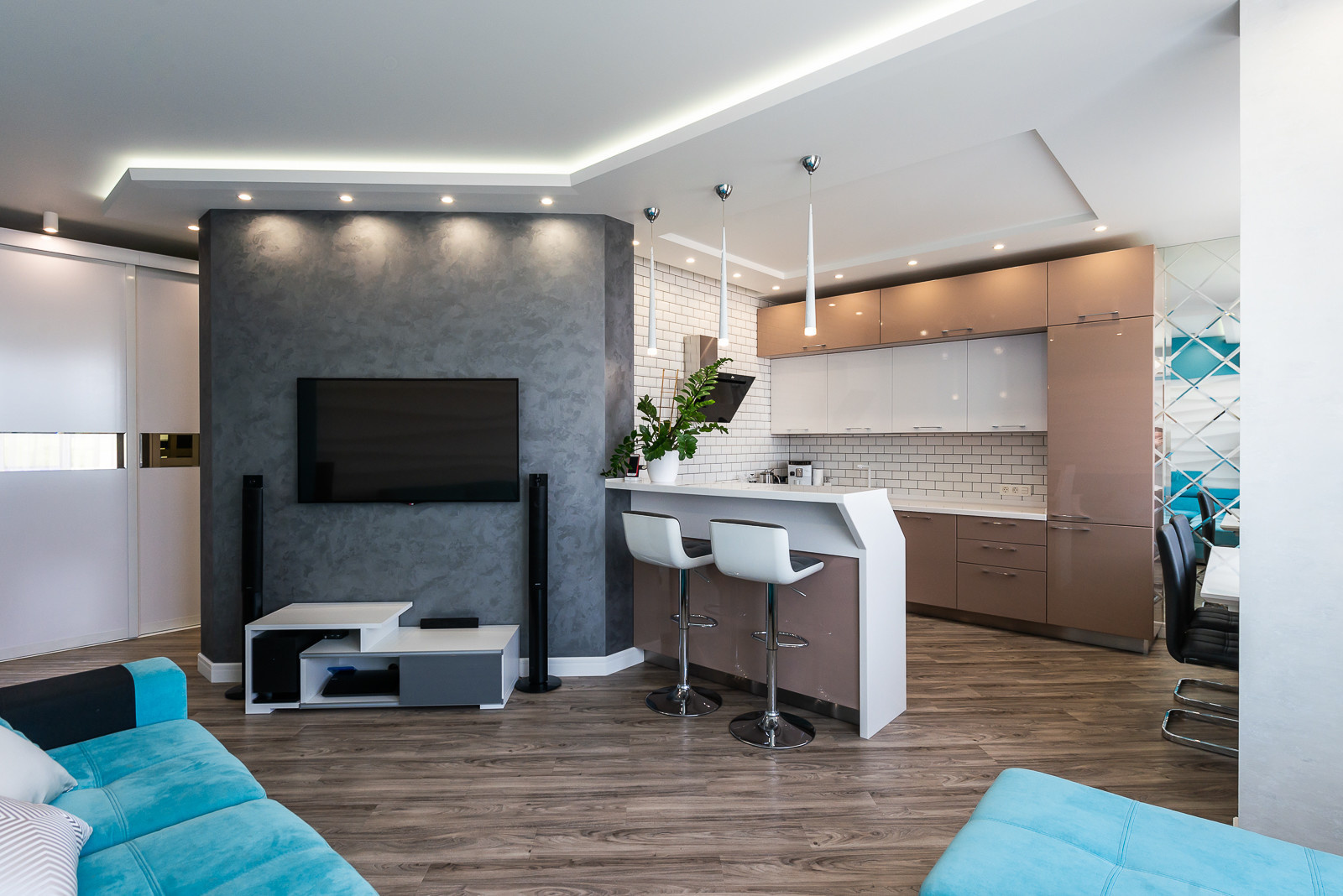 Реализованный интерьер квартиры ЖР "Лесная поляна"