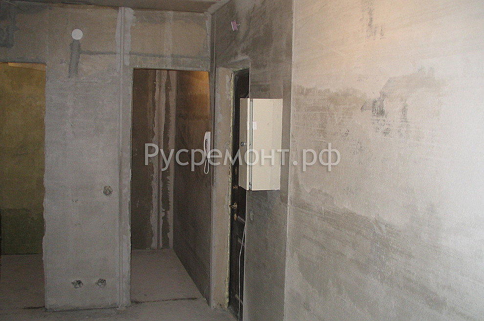 Оштукатуривание стен по маякам и изготовление (заливка) стяжки пола