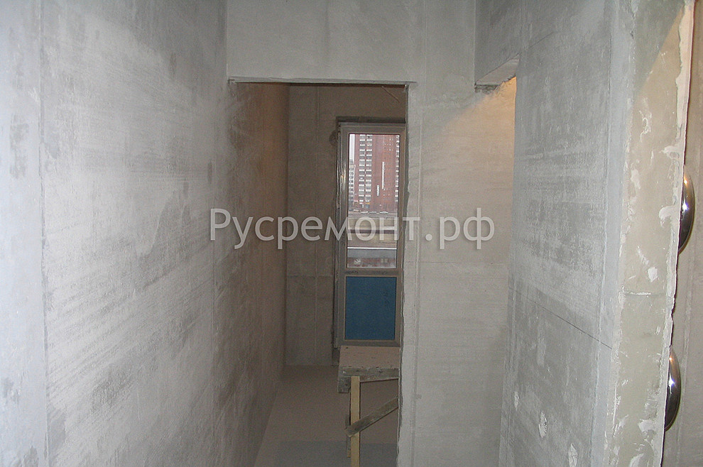 Оштукатуривание стен по маякам и изготовление (заливка) стяжки пола