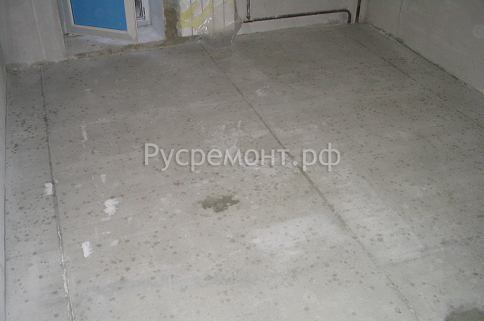 Оштукатуривание стен по маякам и изготовление (заливка) стяжки пола