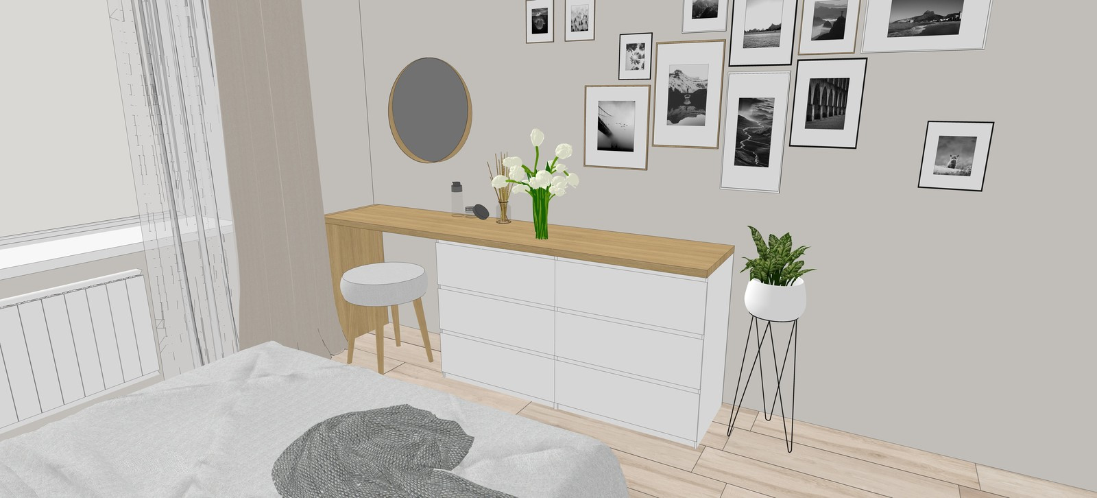 Проект трехкомнатной квартиры