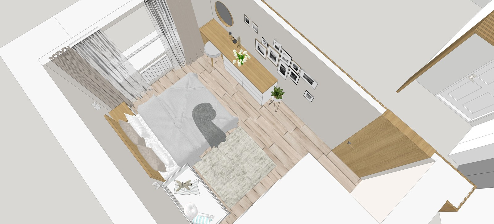 Проект трехкомнатной квартиры