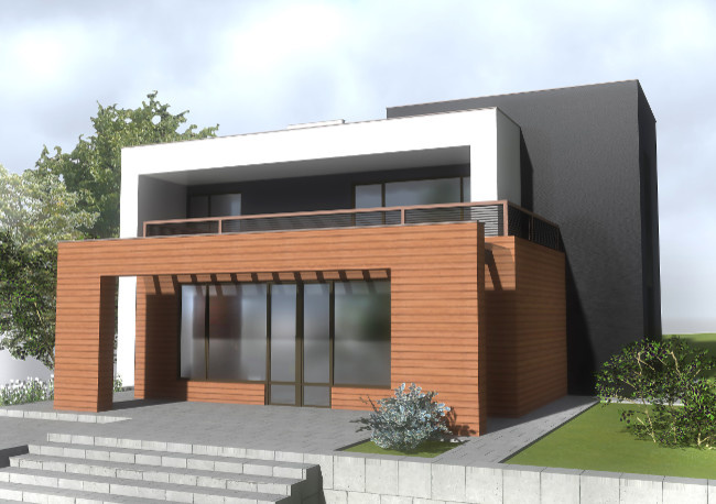 Монолитный дом в п. Ложок