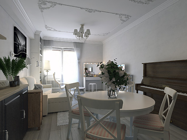 Обложка проекта: Дизайн проект студии в п. Краснообск