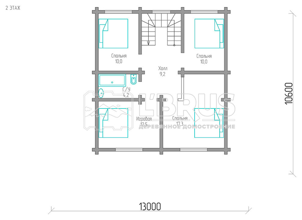 Дом из клееного бруса недорого "под ключ"