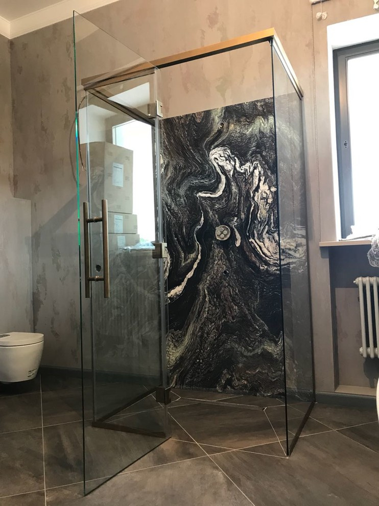 Обложка проекта: Стеклянные душевые кабины