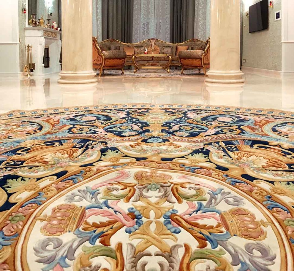 Ковры Savonnerie в гостиную (КП Жуковка XXI)