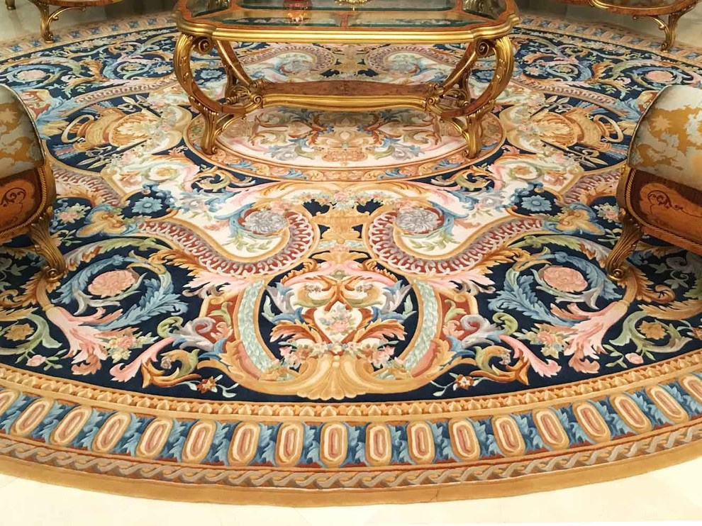 Ковры Savonnerie в гостиную (КП Жуковка XXI)