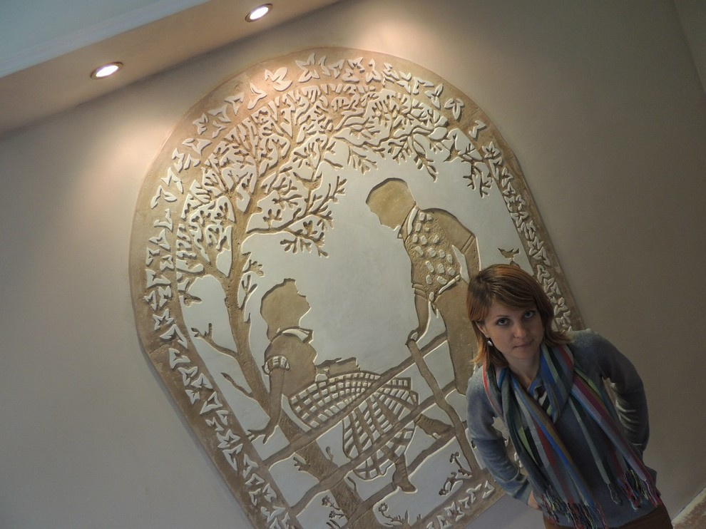 Обложка проекта: Настенные панно в технике сграффито