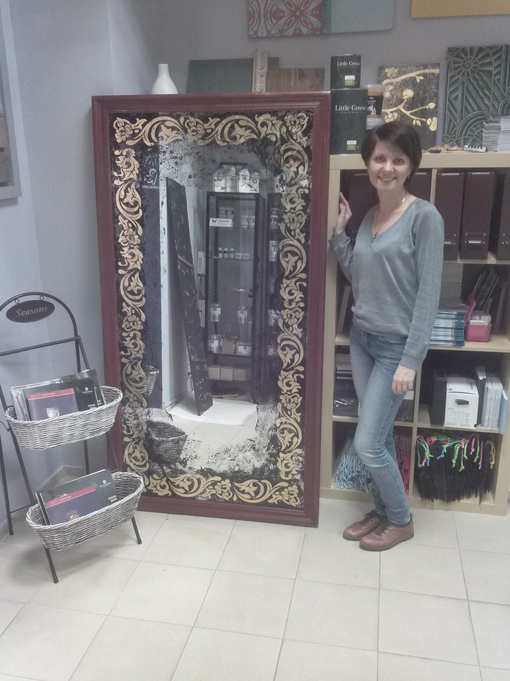 Зеркала в технике эгломизе