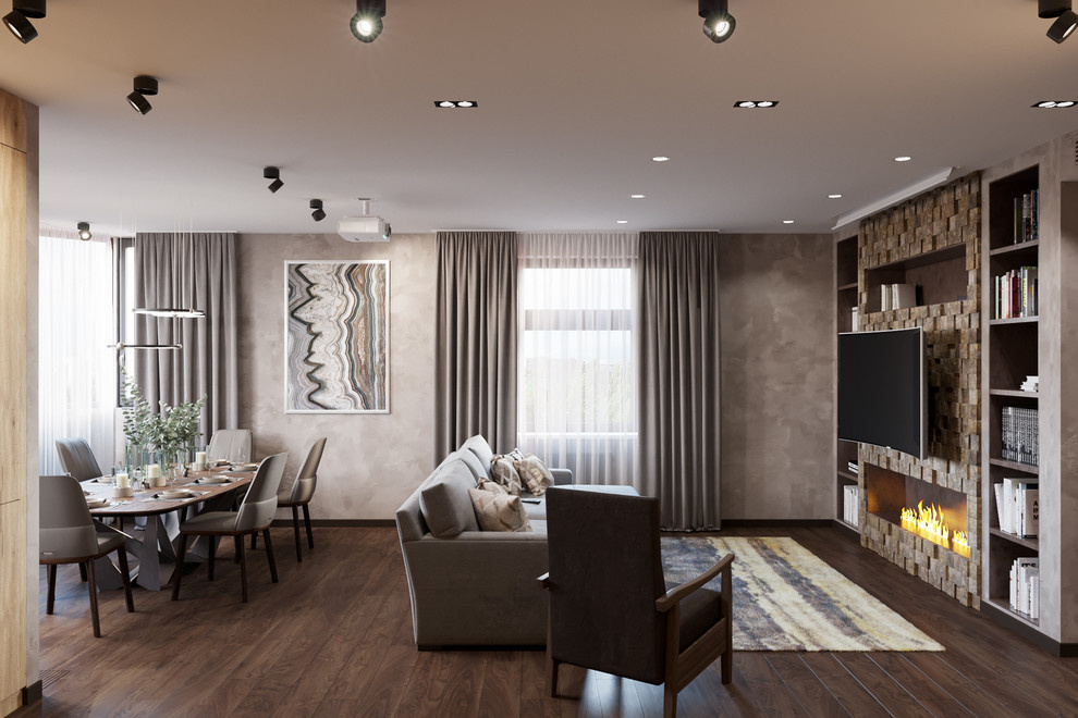 Квартира 140 кв.м. в современном стиле в ЖК Донской Олимп