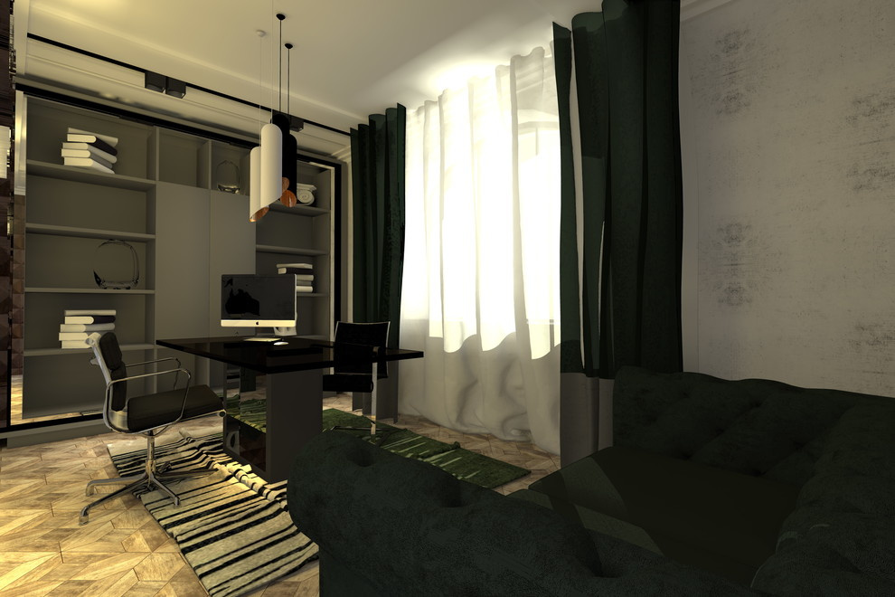 Рабочий кабинет в частном доме