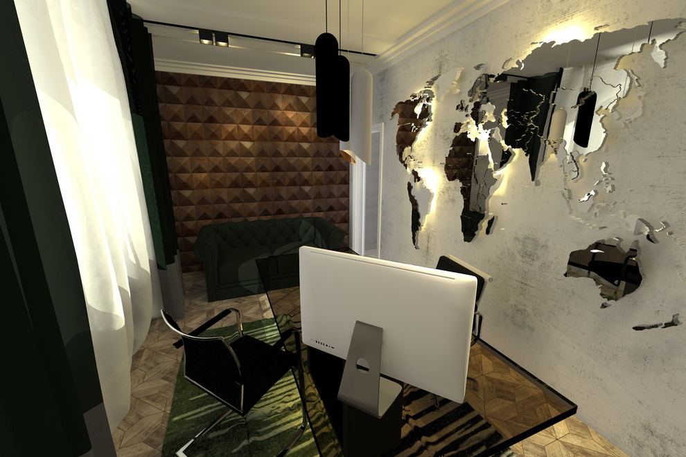 Обложка проекта: Рабочий кабинет в частном доме