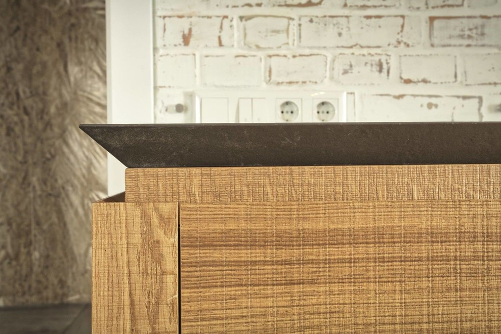 Кухня Simple Lamellar Wood в Вышгороде