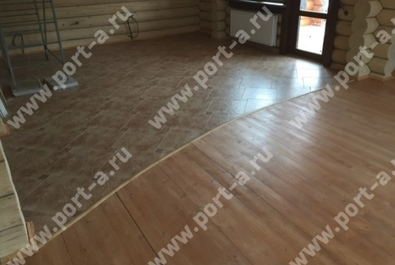 Загородный дом из бревна