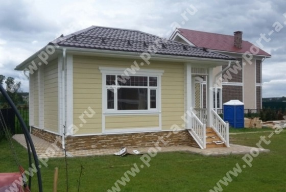 Обложка проекта: Баня из клееного бруса в Истре