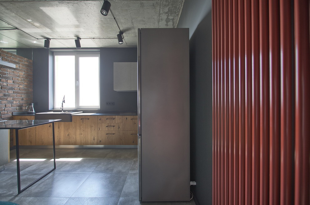 Кухня Solid Loft у Loft інтер’єрі