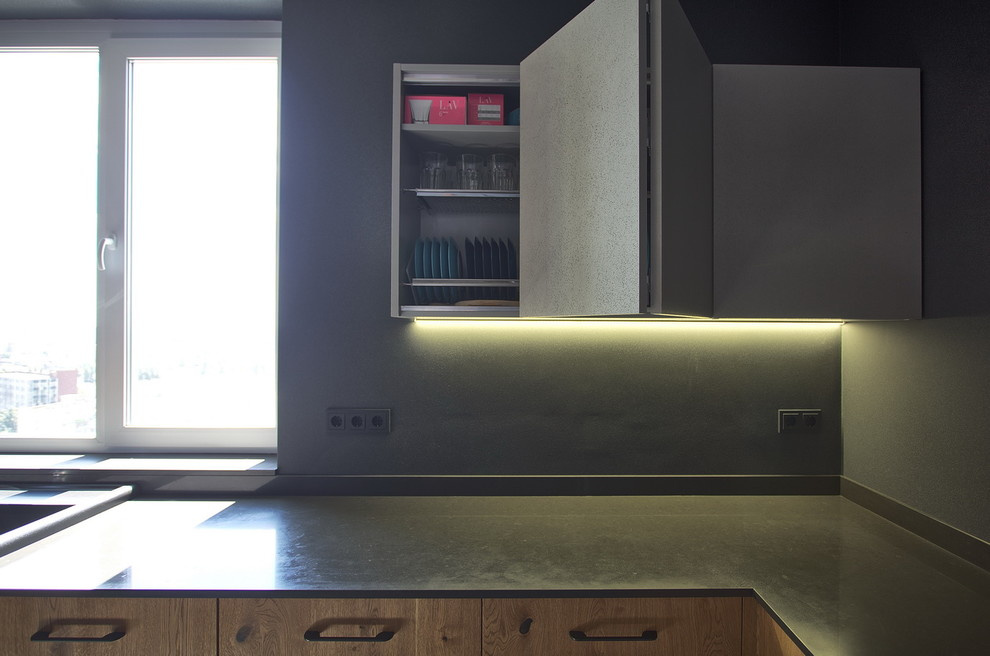 Кухня Solid Loft у Loft інтер’єрі