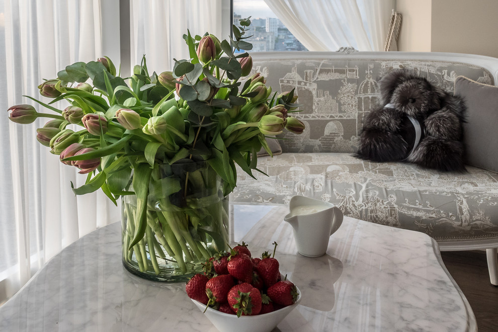 Пентхаус с видом на закат.