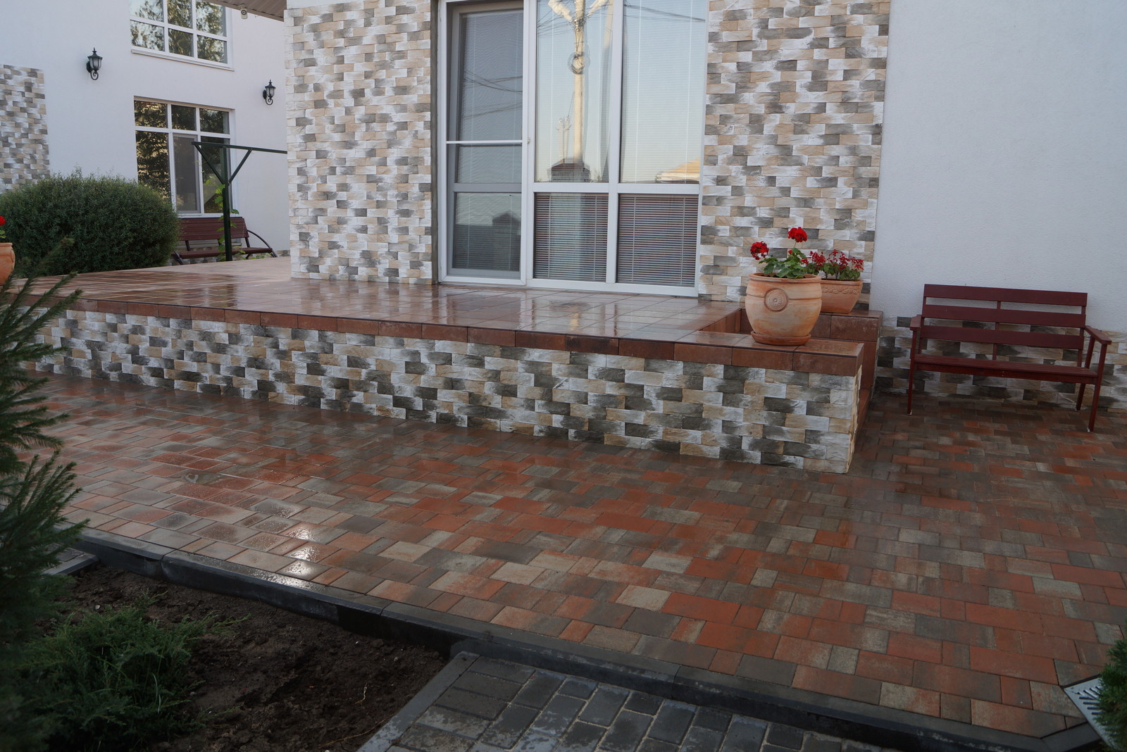 Крыльцо и терраса Paradyz Scandiano Rosso