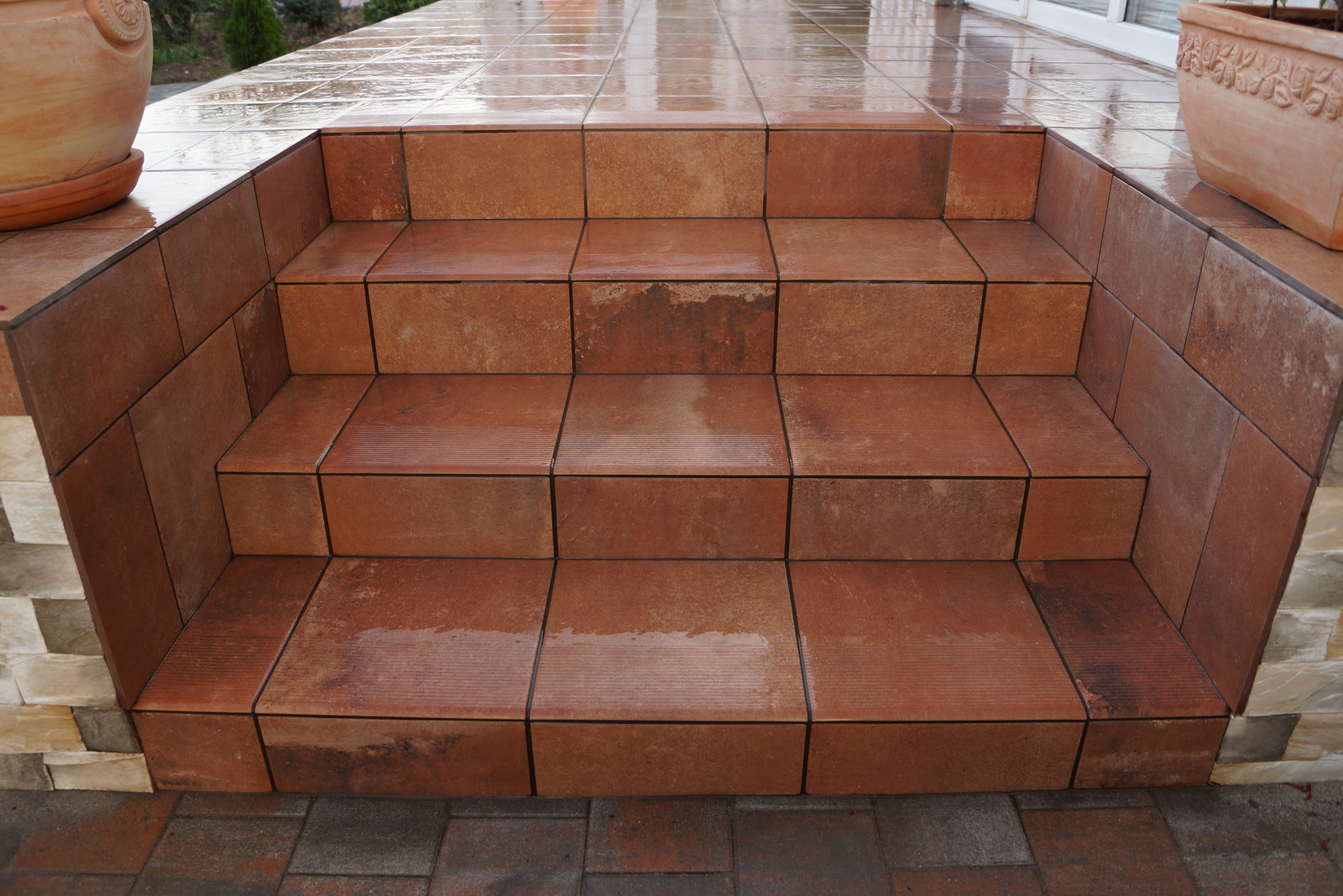 Крыльцо и терраса Paradyz Scandiano Rosso