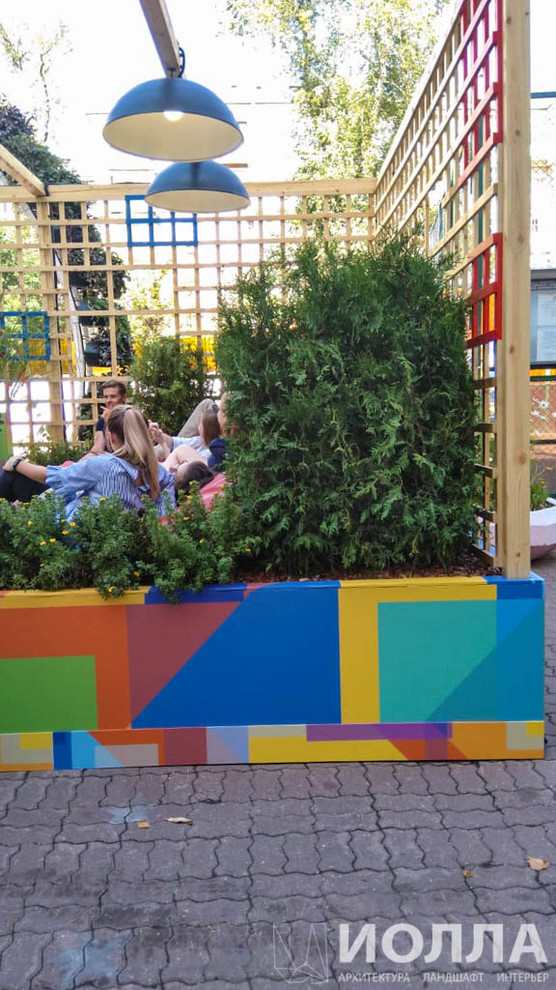 Малый сад "Лоскутное одеяло"