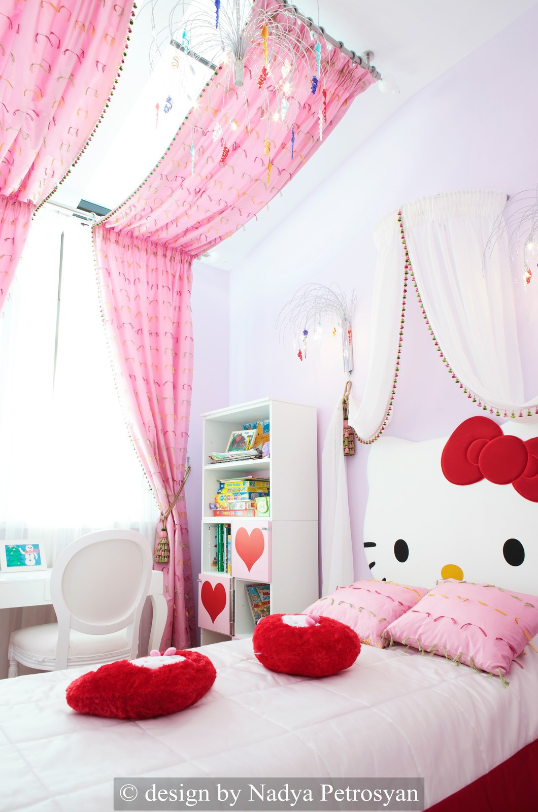 Замок принцессы. Детская зона с игровой комнатой, спальней, комнатой няни и сану