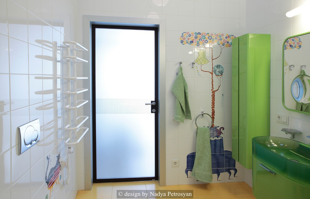 Замок принцессы. Детская зона с игровой комнатой, спальней, комнатой няни и сану