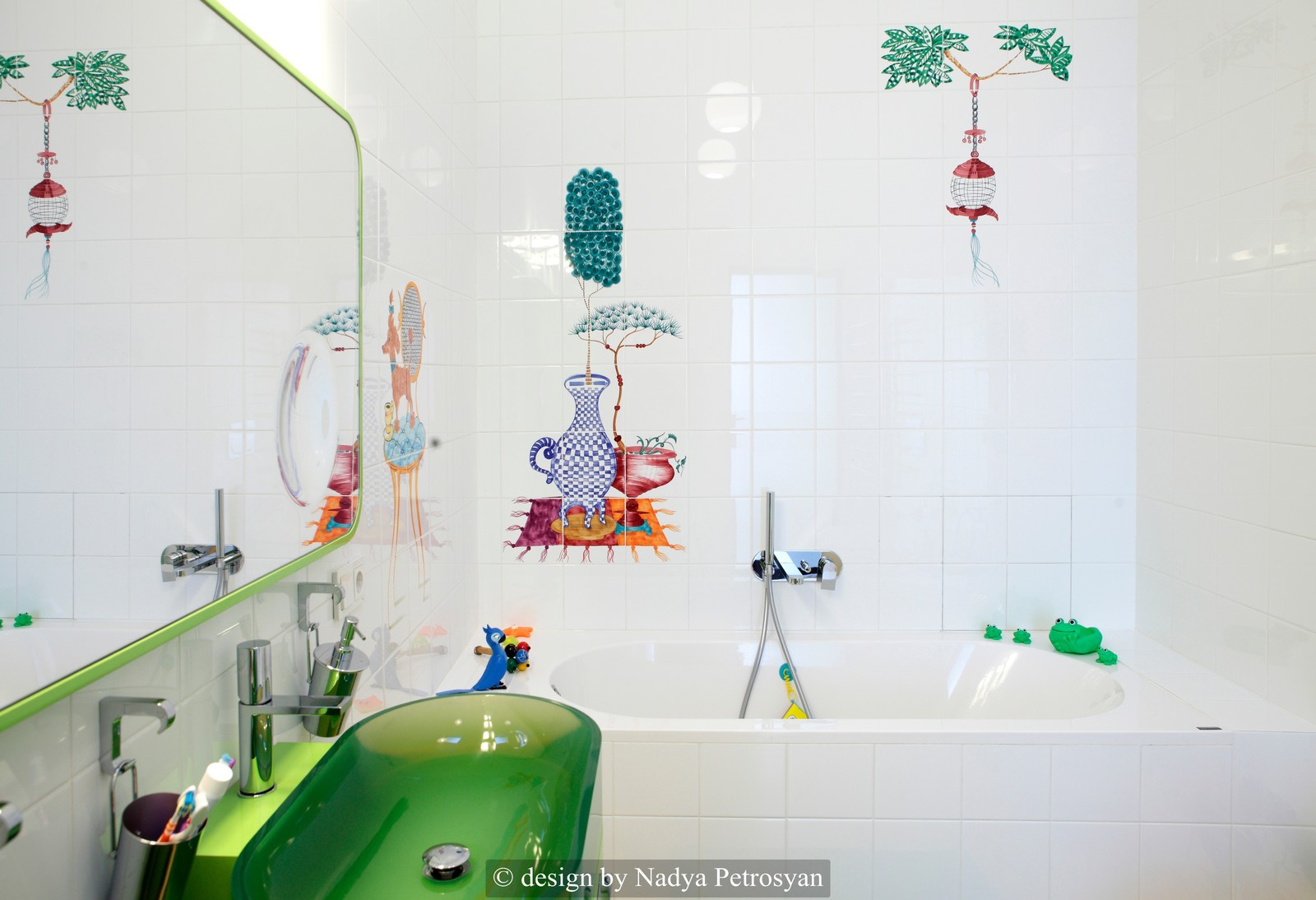 Замок принцессы. Детская зона с игровой комнатой, спальней, комнатой няни и сану