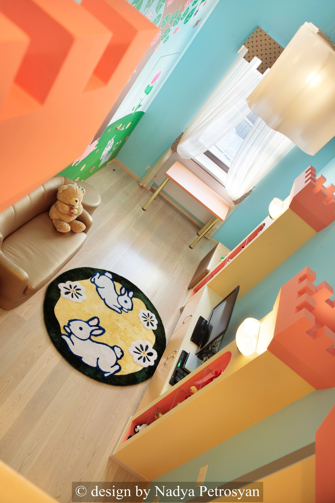 Обложка проекта: Замок принцессы. Детская зона с игровой комнатой, спальней, комнатой няни и сану