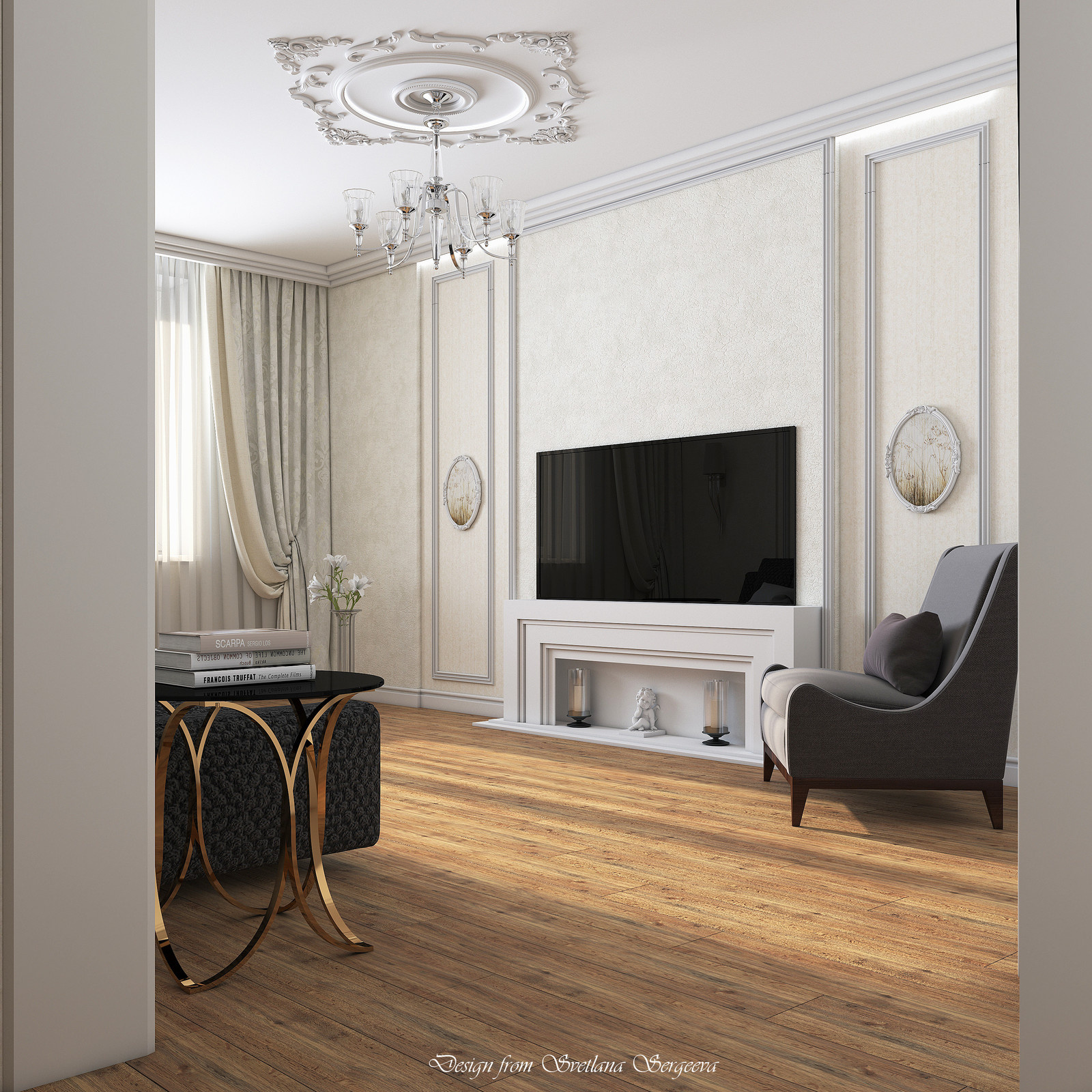 Квартира 62 кв.м.  в стиле минимализм