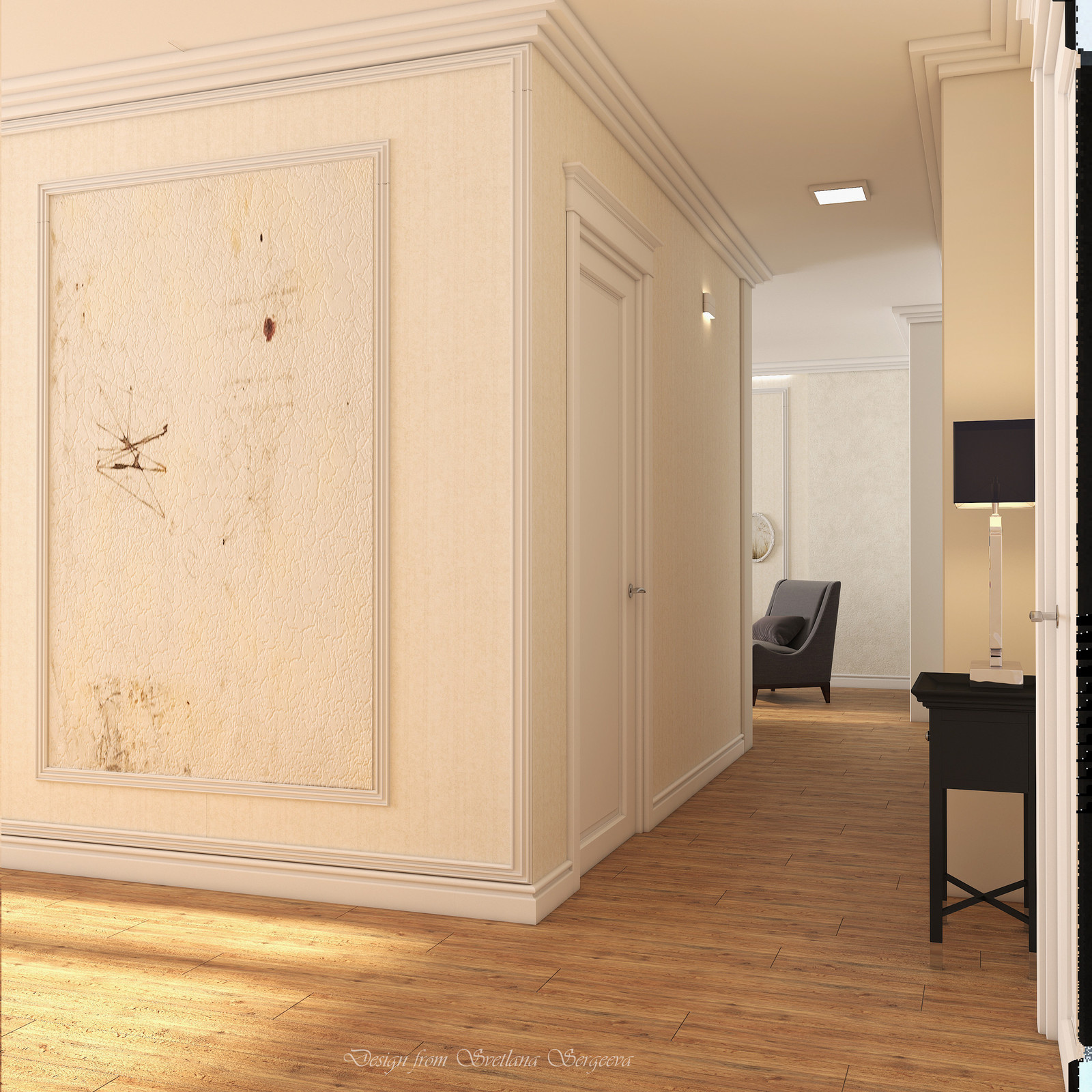 Квартира 62 кв.м.  в стиле минимализм