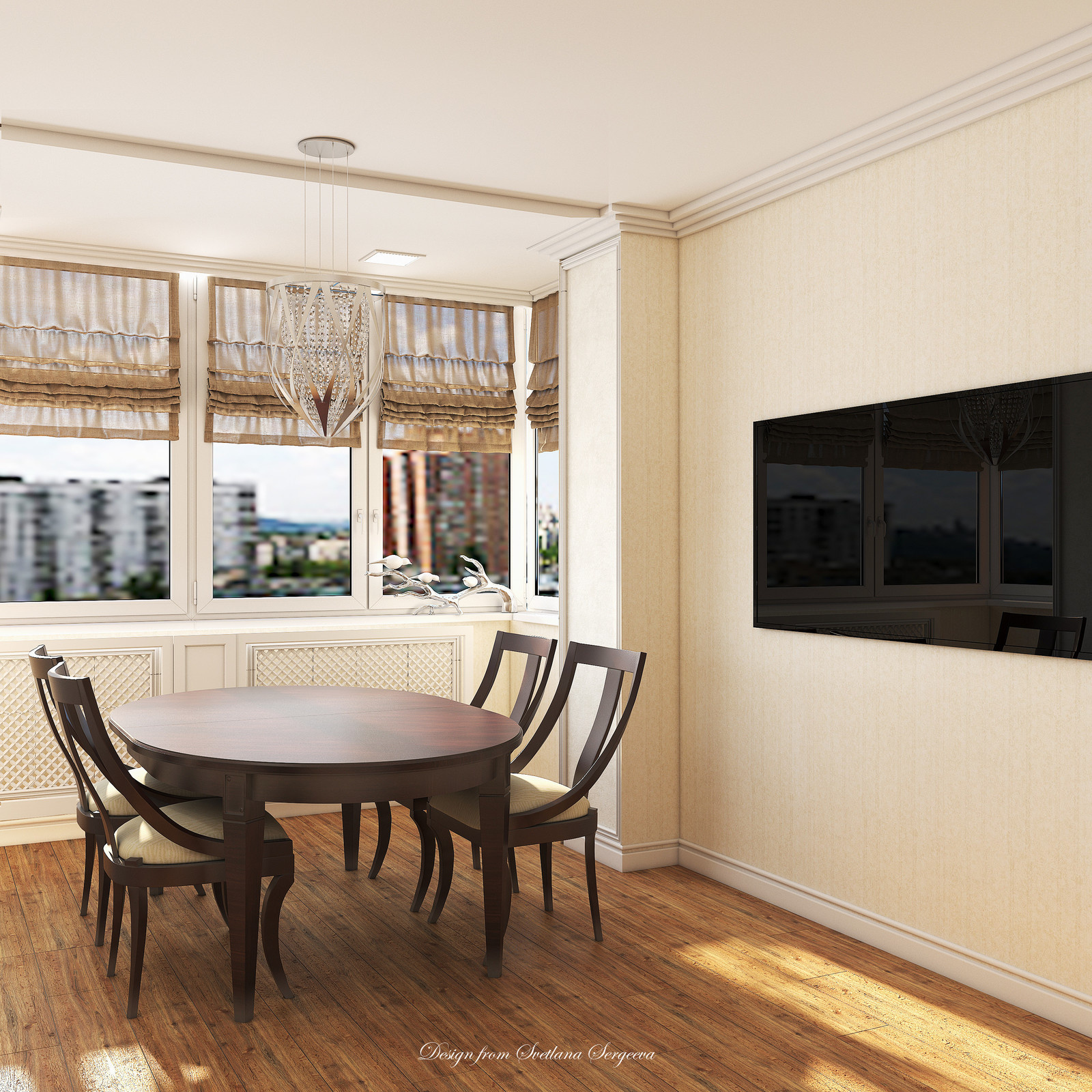 Квартира 62 кв.м.  в стиле минимализм