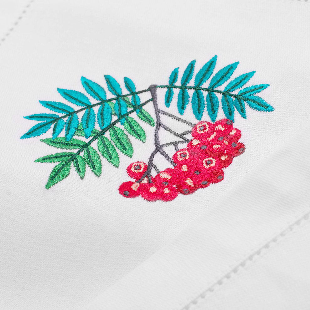 Вышивка на кухонных полотенцах