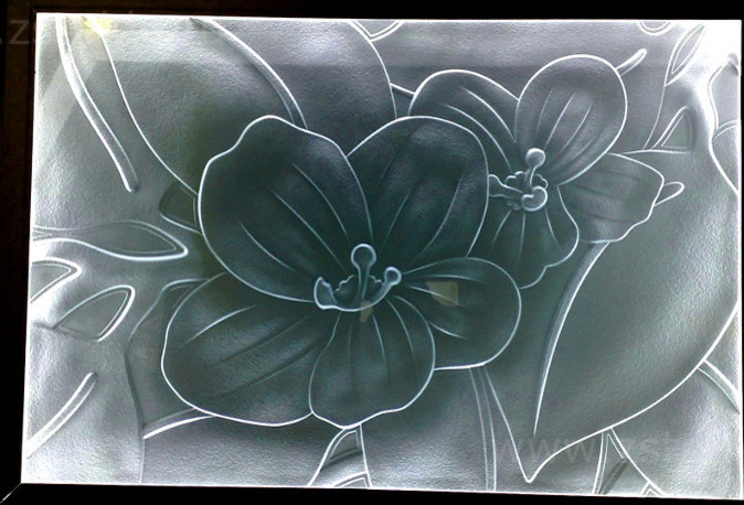 Рисунки на стекле