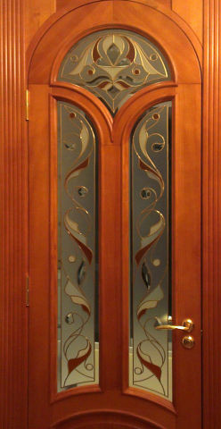 Витраж в межкомнатную дверь