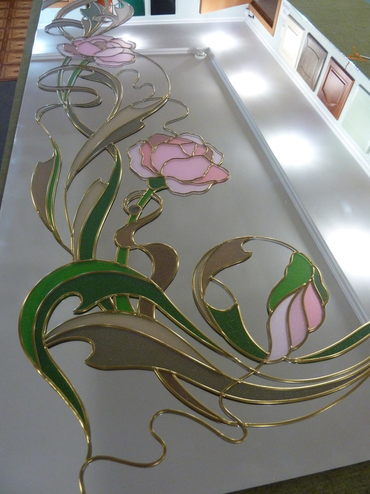 Витражи на зеркалах шкафов-купе