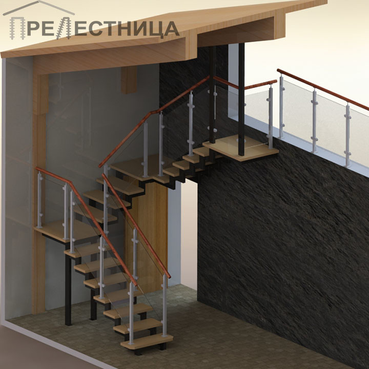 ЛЕСТНИЦА НА ДВУХ КОСОУРАХ ТАНДЕМ - 2